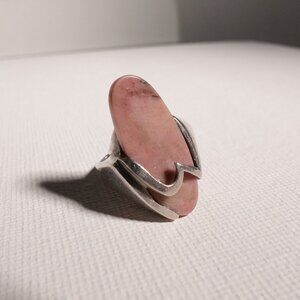 Rare to Find Elegant Pink Rhodonite Ring